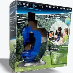 Planet Earth Digital Microscope Web Cam & CD Rom All In One Educational‎ Toy